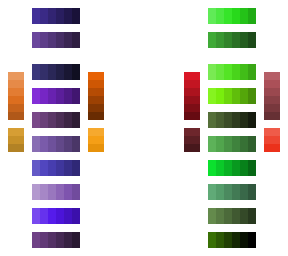 random halloween palettes