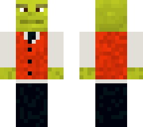 suited shrek red