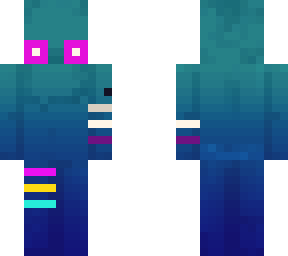 alien pink blue