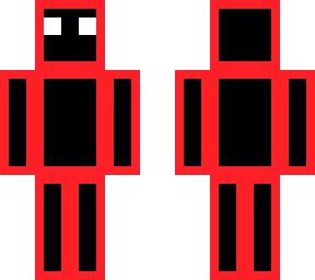 black and red