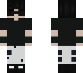 black shirt glasses