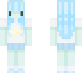 blue hair alien