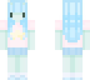 blue hair alien