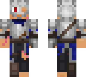 damaged blue knight