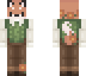 fox in green vest