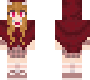 little red riding hood - pink flannel