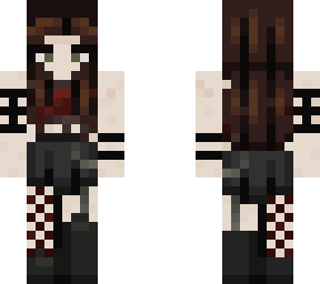 red fighter brunette
