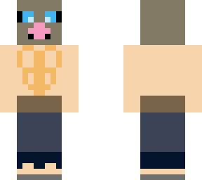 inosuke with a mask