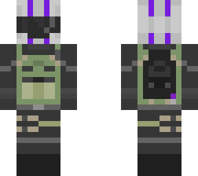 merc w/purple striped helmet