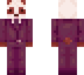 suited panda