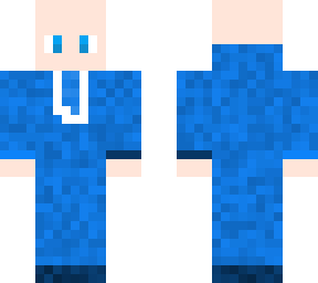 blue bald guy