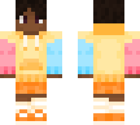 colour block hoodie