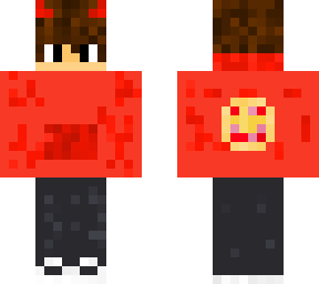 man in red