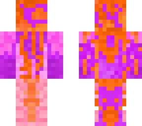orange purple
