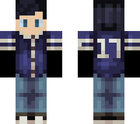 blue baseball jersey 17