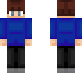 brown and blue and black