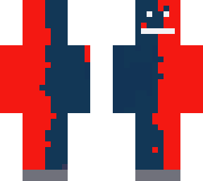 red and blue