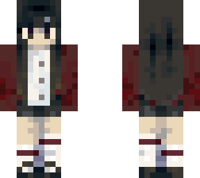 red cardigan with blouse