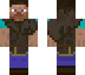 steve with medieval outerwear