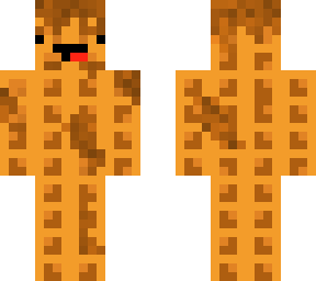 waffle with face