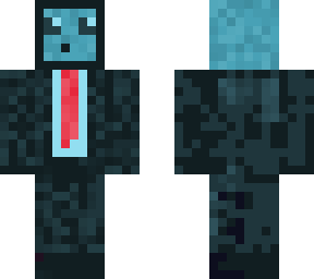 blue slime office boy