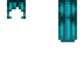 dark blue anime girl hair base
