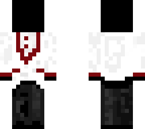 faceless white suit