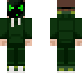 green guy with mask