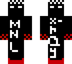 mnl only hwo love black red and white