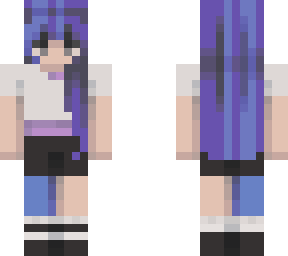 purple & blue