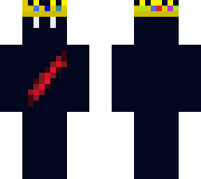 scarred man with techno crown