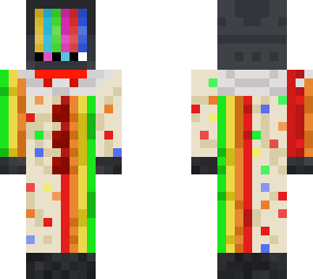 tv head clown (slim/3px arms, check description for credit)