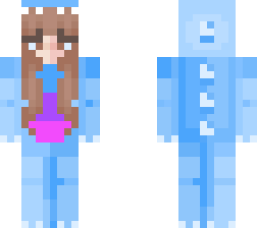 bi***ual girl with dino onesie