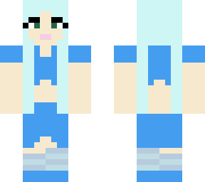 blue girl