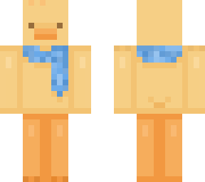 blue scarf duck (ruffled)