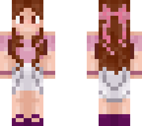 cute flowery pink girl
