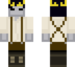 ghost with a crown