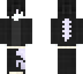 goth boy - back bone - skeleton - chains
