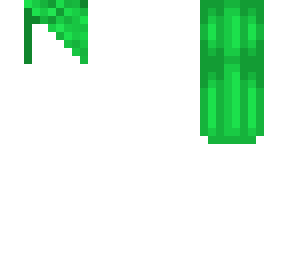 green anime girl hair base
