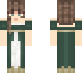 green gown | Minecraft Skins