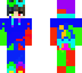 the glitched neon