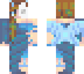 water fairy with skull mask