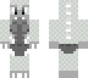 arctic gray dragon with golden horns and a skirt (2)