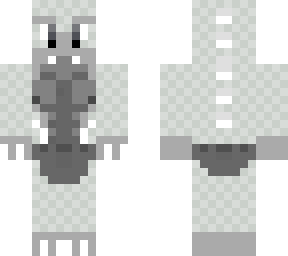 arctic gray dragon with horns and a skirt (2)