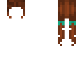 brown anime girl hair base