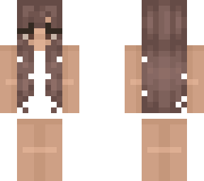 curly brown hair girl template