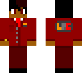 red suit
