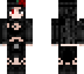 goth rose black