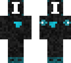 mysterious black and blue