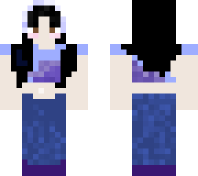 purple cute hippie girl